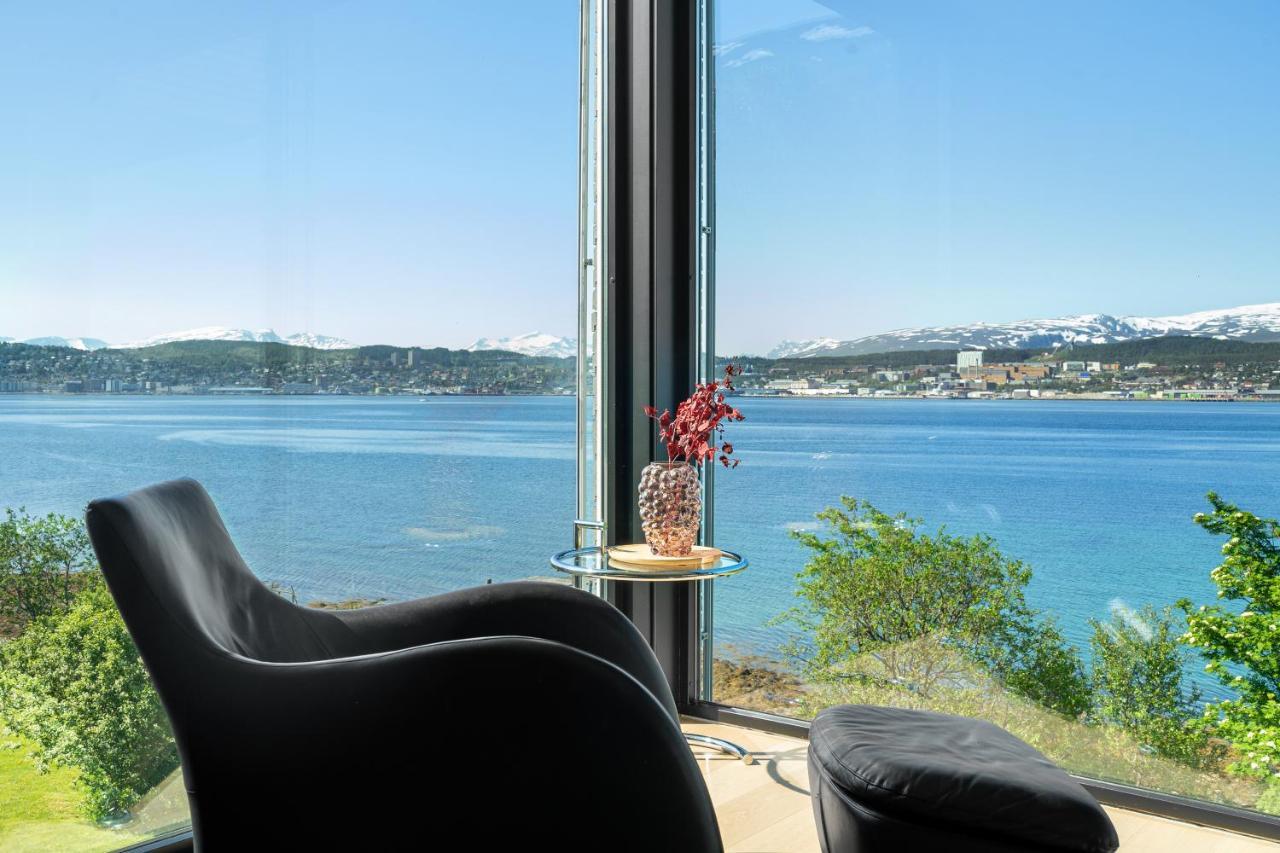 Oceanfront Penthouse Duplex Wamazing View! Daire Tromsø Dış mekan fotoğraf